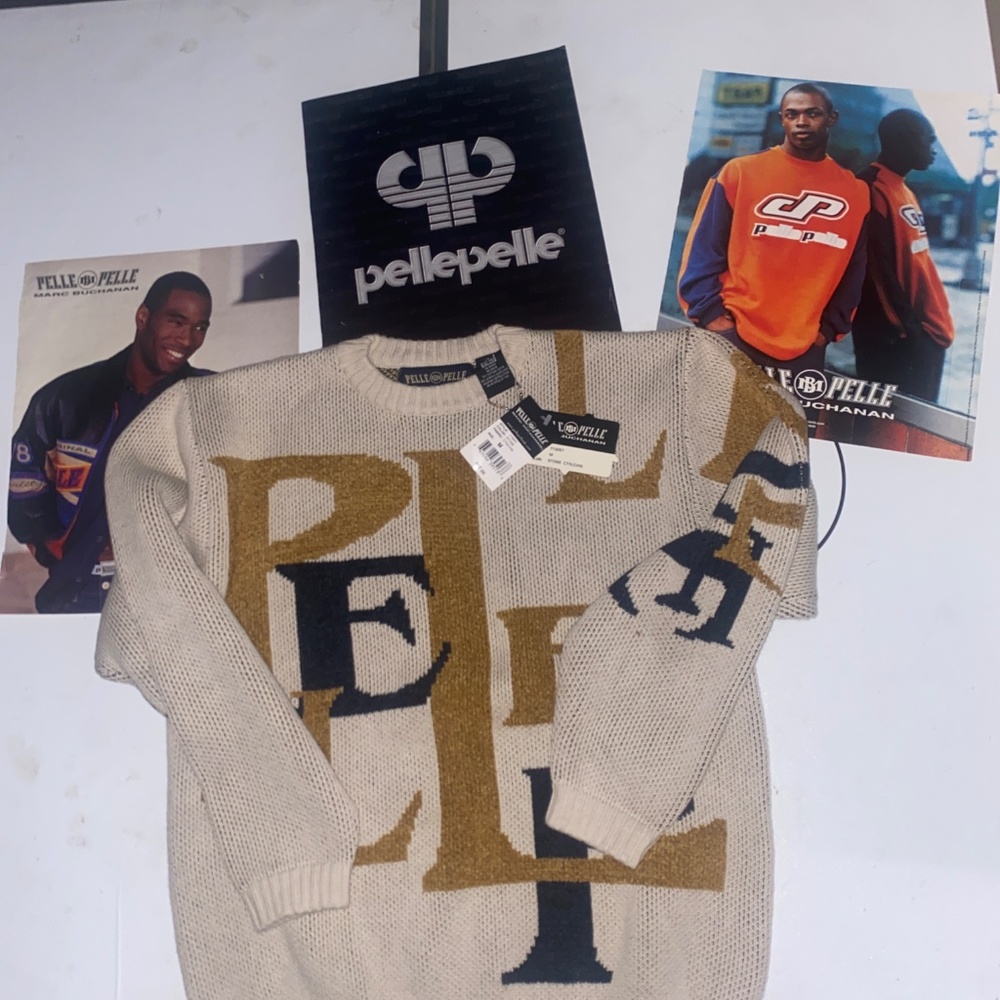 Pelle Pelle Premium Vintage Juniors Fashion Sweater Top Sz 12-14(M) - Picture 2 of 6